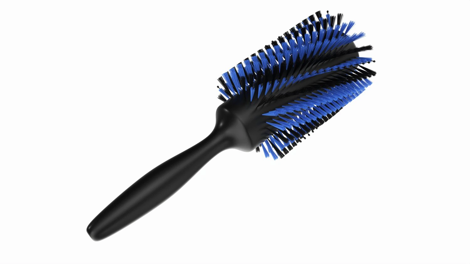 Spiral Bristle Round Brush 3D Model .c4d .max .obj .3ds .fbx .stl .blend 