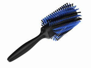 Spiral Bristle Round Brush Modelo 3D