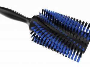 Spiral Bristle Round Brush Modello 3D