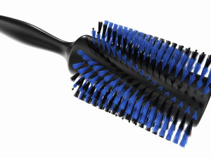 Spiral Bristle Round Brush 3D Model