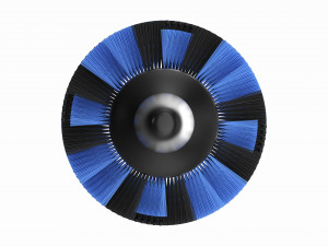 Spiral Bristle Round Brush Modello 3D