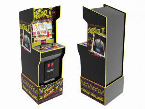 Street Fighter II Legacy Edition Full Size Arcade Machine 3D 模型