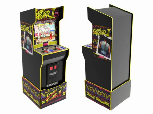 स्ट्रीट फाइटर II लिगेसी संस्करण पूर्ण आकार आर्केड मशीन 3D मॉडल