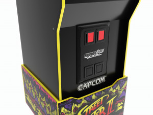 Street Fighter II Legacy Edition Full Size Arcade Machine 3D Model