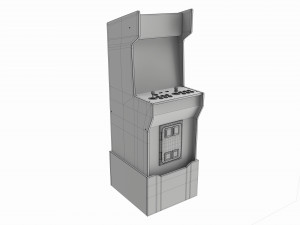 Street Fighter II Legacy Edition Full Size Arcade Machine 3D Model