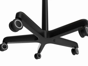 Utility Rolling Cart with Tray 3D Model