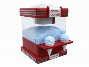 Vintage Snow Cone Ice-Cream Maker 3D मॉडल