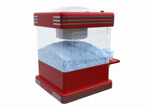 M&aacute;quina de sorvete de casquinha de neve vintage Modelo 3D