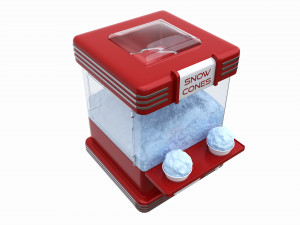 Vintage Snow Cone Ice-Cream Maker Modelo 3D