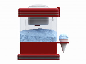 Vintage Snow Cone Ice-Cream Maker Modelo 3D