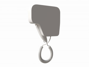 Wall Mount Compact Hair Dryer 3D Model