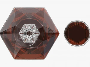 Графин для виски со стеклом 3D Модель