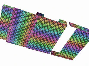 Cassetta audio con coperchio Modello 3D