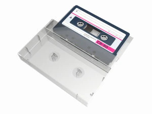 Аудиокассета с обложкой 01 3D Модель