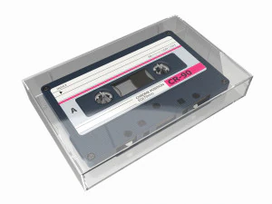 Audio cassette with cover 01 3D Model