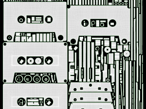 Audio cassette with cover 01 Modèle 3D