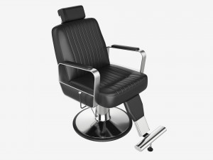 Barber Chair for Barbershop Salon Leather 3D मॉडल