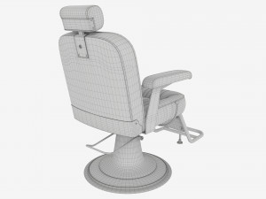 Barber Chair for Hairdressing Salon Model 3D
