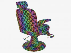 Barber Chair for Hairdressing Salon 3D Model