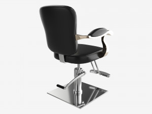 Barber Hydraulic Chair for Barbershop Salon Modèle 3D
