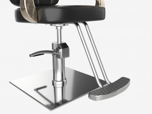 Barber Hydraulic Chair for Barbershop Salon Modèle 3D