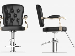 Barber Hydraulic Chair for Barbershop Salon Modèle 3D