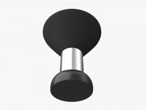 Barber Neck Hair Duster Brush 3D Model