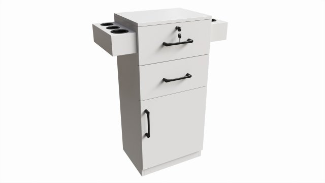 Beauty Salon Storage Station Cabinet 3Dモデル .c4d .max .obj .3ds .fbx .stl .blend 