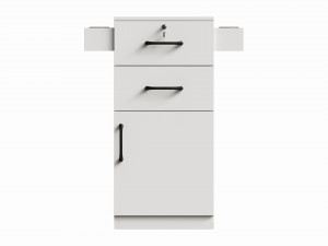 Beauty Salon Storage Station Cabinet 3Dモデル