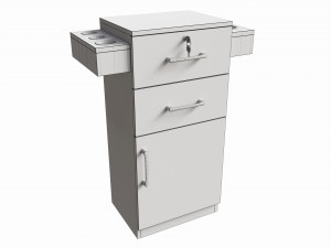 Beauty Salon Storage Station Cabinet 3Dモデル