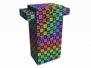 Beauty Salon Storage Station Cabinet 3Dモデル