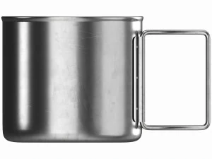 Camping metal mug with foldable handles 3D Model