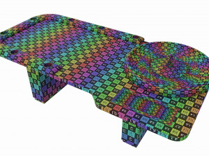 Casino European Table with Roulette Wheel 3D Model