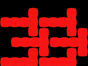 Jogo de mesa de madeira de damas chinesas em caixa Modelo 3D