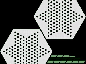 Jogo de mesa de madeira de damas chinesas em caixa Modelo 3D