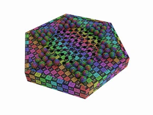 Jogo de mesa de madeira de damas chinesas sem caixa Modelo 3D