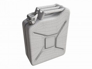 Classic metal jerrycan 02 Modèle 3D