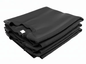 Clothing Classic Men T-shirts Stacked Black 3D Model