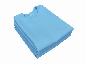 의류 클래식 남성 티셔츠 스택 블루 3D 모델