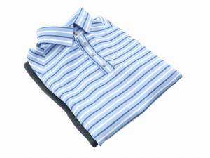 Одяг Сорочки поло з короткими рукавами Чоловічі складені 1 3D Модель