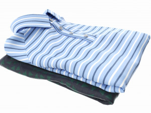 Vestuário Polos Manga Curta Masculino Stacked 1 Modelo 3D