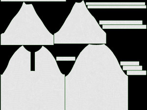 Vestuário Polos Manga Curta Masculino Stacked 1 Modelo 3D