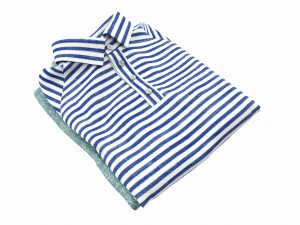 Одяг Сорочки поло з коротким рукавом для чоловіків, складені 2 3D Модель