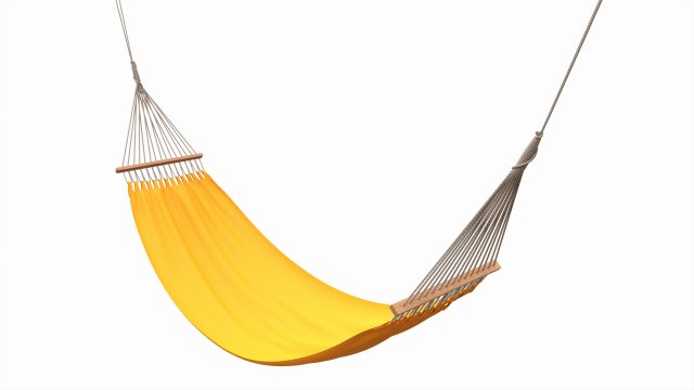 Hammock 3D Model .c4d .max .obj .3ds .fbx .stl .blend 