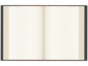 Open book with blank pages and bookjacket 3D Model