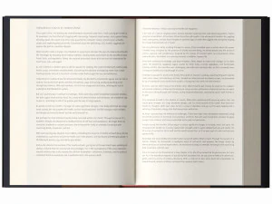 Open book with bookjacket and text 3D Model