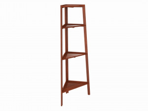 Outdoor and indoor triangle wood shelving Modelo 3D