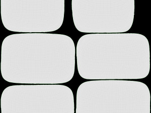 Outdoor set 3 seater sofa chair coffee table 01 3D Model