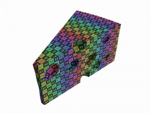 Piece of cheese triangular Model 3D