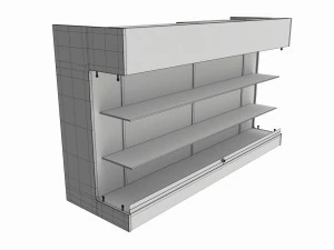 Point of sale showcase counter 3D Model